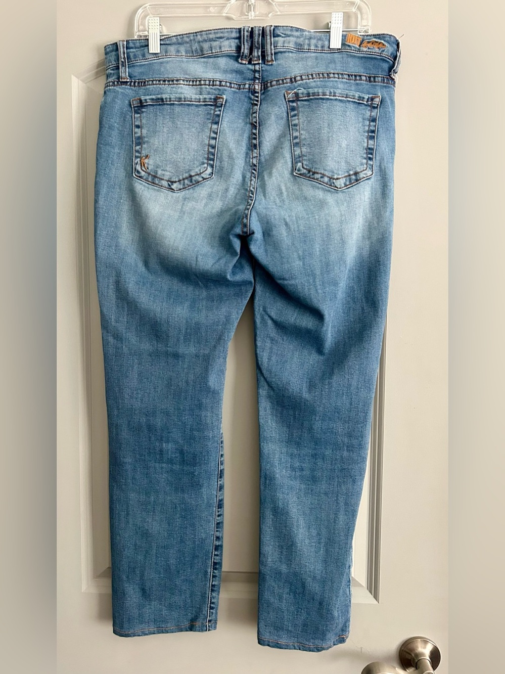 KUT from the Kloth Straight Leg Jeans Women’s Size 12 Light Wash Stretch Denim - Picture 6 of 6